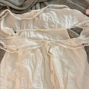 Strapless mini dress